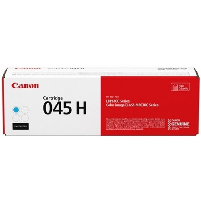 Картридж Canon 045 H C 1245C002 для i-SENSYS MF630 (2200k), голубой - фото 51366373