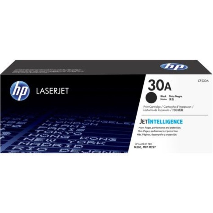 Картридж HP 30A CF230A для LJ Pro M203/M227 (1600k), черный - фото 51366378