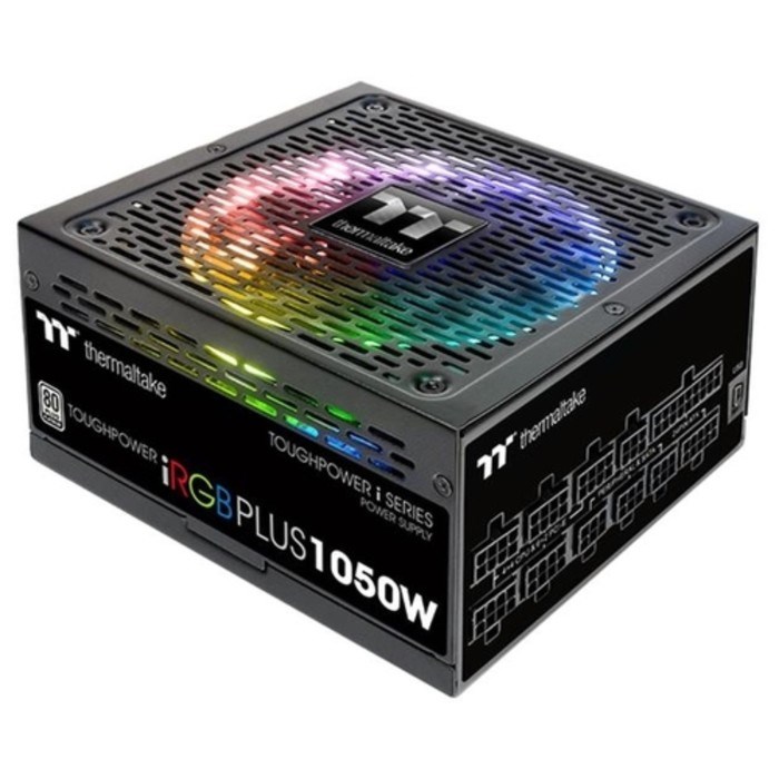 Блок питания Thermaltake ATX 1050W Toughpower iRGB Plus 80+ platinum APFC 140mm 12xSATA RTL   384033 - фото 51366440