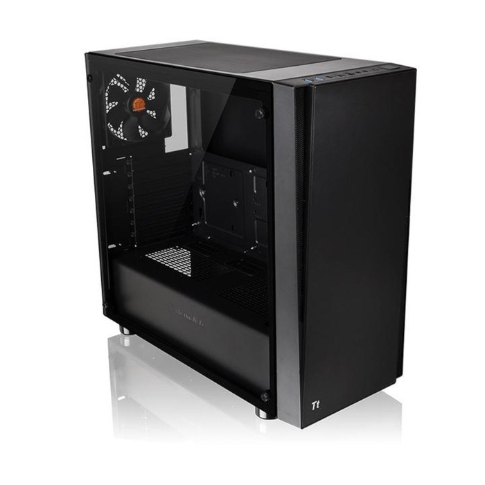 Корпус Thermaltake Versa J21 TG без БП ATX 2x120mm 2xUSB2.0 2xUSB3.0 audio bott PSU черный - фото 51366458