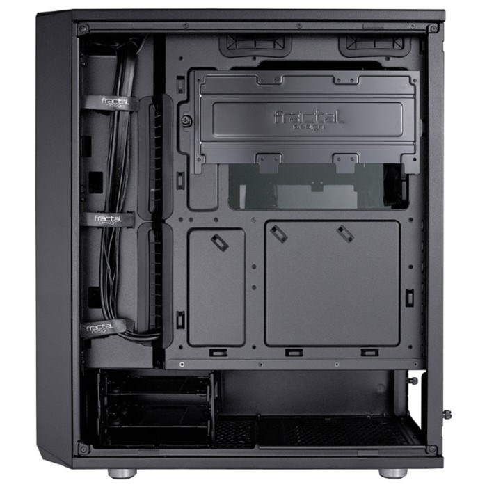 Корпус Fractal Design Meshify Mini C TG без БП mATX 2xUSB3.0 audio bott PSU черный - фото 51366463