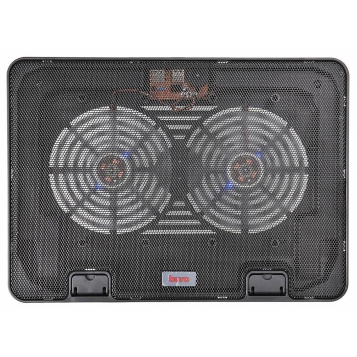 Подставка для ноутбука Buro BU-LCP156-B214H 15.6" 2xUSB 2x 140ммFAN черная - фото 51366579