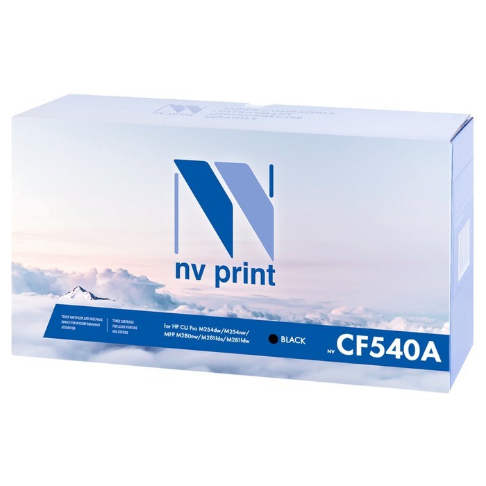 Картридж NVP HP CF540A, для HP Color LaserJet Pro, 1400k, совместимый - фото 51366667