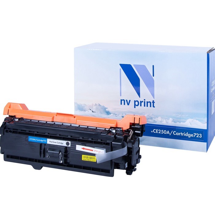 Картридж NV PRINT NV-CE250A/NV-723 Black для HP CM3530 и Canon LBP-7750Cdn (5000k), черный - фото 51366723