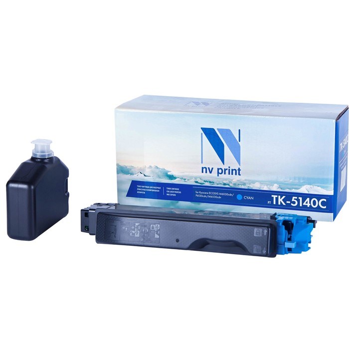 Картридж NVP NV-TK-5140, для Kyocera ECOSYS, 5000k, совместимый, голубой - фото 51366846 Картридж NVP NV-TK-5140, для Kyocera ECOSYS, 5000k, совместимый, голубой - фото 51366846