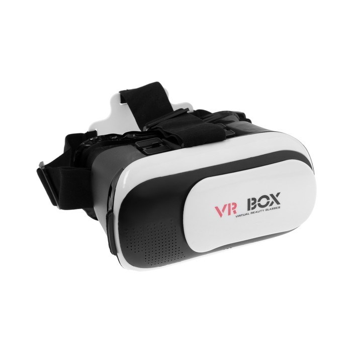 3D Очки виртуальной реальности Luazon VR 2, смартфоны до 6.5" (75х160мм), черно-белые - фото 51367364