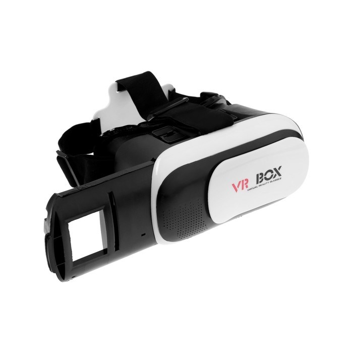 3D Очки виртуальной реальности Luazon VR 2, смартфоны до 6.5" (75х160мм), черно-белые - фото 51367368