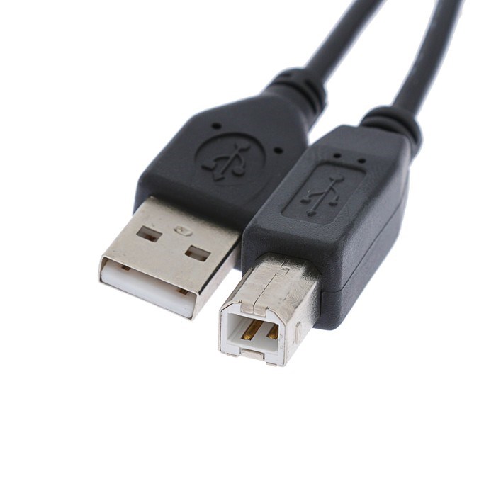 Кабель интерфейсный "Гарнизон" GCC-USB2-AMBM-1M, USB2.0, A(m)-B(m), до 480 Мб/с, 1 м, черный - фото 51367444