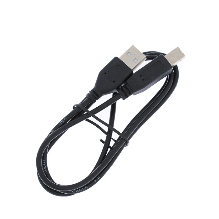 Кабель интерфейсный "Гарнизон" GCC-USB2-AMBM-1M, USB2.0, A(m)-B(m), до 480 Мб/с, 1 м, черный - фото 51367445