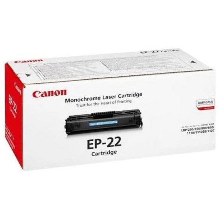 Картридж Canon EP-22 1550A003 для LBP-800/1120 (2500k), черный - фото 51367503