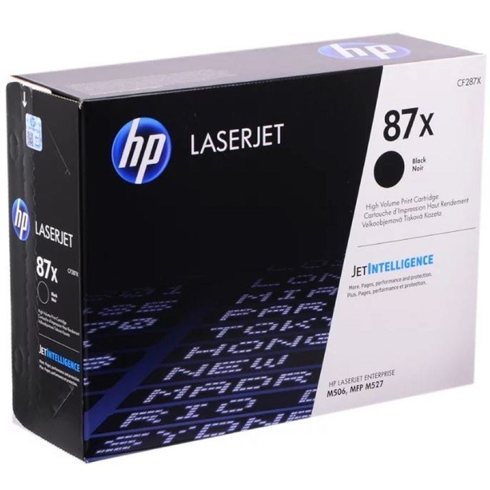 Тонер Картридж HP 87X CF287X черный для HP LJ Ent M506/M527 (18000стр.) - фото 51367508