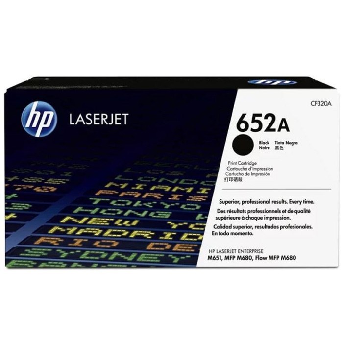 Тонер Картридж HP 652A CF320A черный для HP CLJ M651dn (11000стр.) - фото 51367527