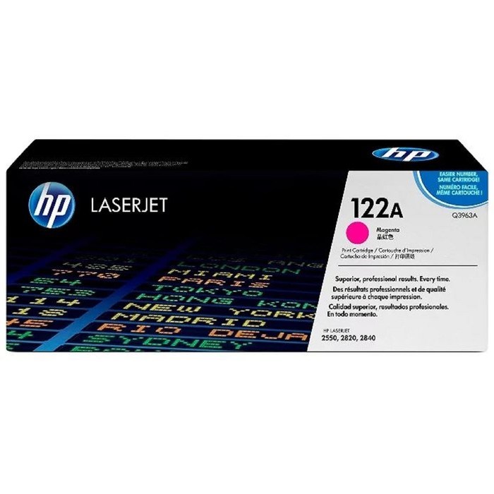 Тонер Картридж HP Q3963A пурпурный для HP 2820/2840/2550L/2550Ln/2550n (4000стр.) - фото 51367539