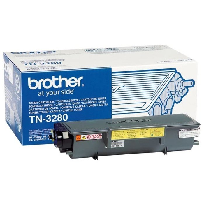 Картридж Brother TN3280 для HL-5340D/5350DN/5370DW (8000k), черный - фото 51367552