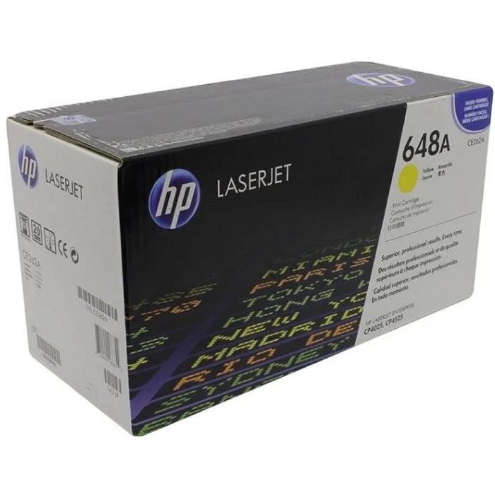 Тонер Картридж HP 648A CE262A желтый для HP CLJ CP4525 (11000стр.) - фото 51367553