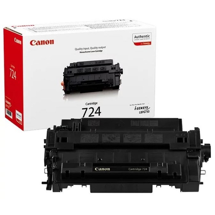 Картридж Canon 724 3481B002 для LBP-6750Dn (6000k), черный - фото 51367558