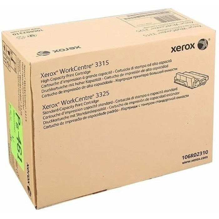 Тонер Картридж Xerox 106R02310 черный для Xerox WC 3315/3325 (5000стр.) - фото 51367573