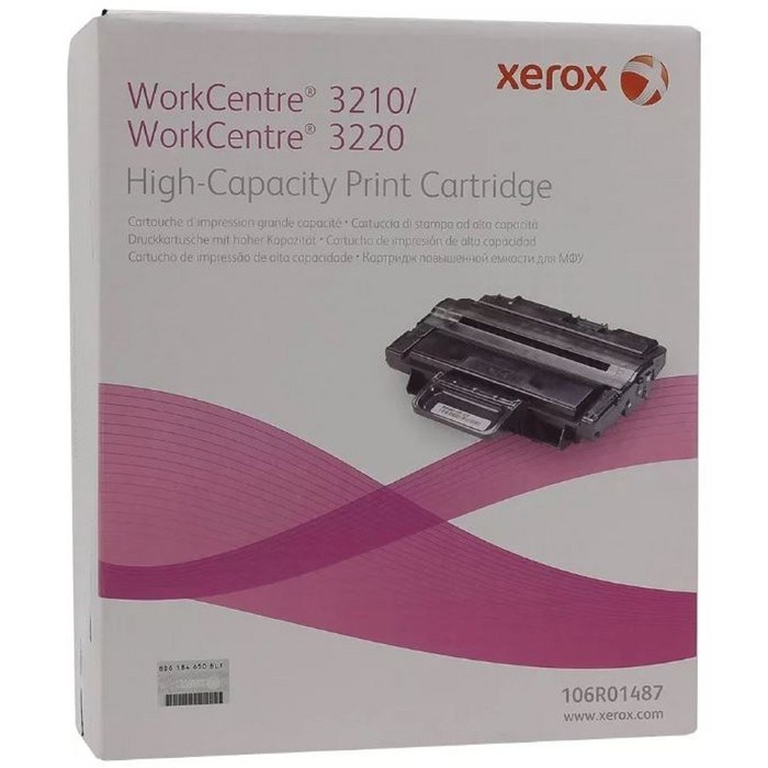 Тонер Картридж Xerox 106R01487 черный для Xerox WC 3210/3220 (4100стр.) - фото 51367593