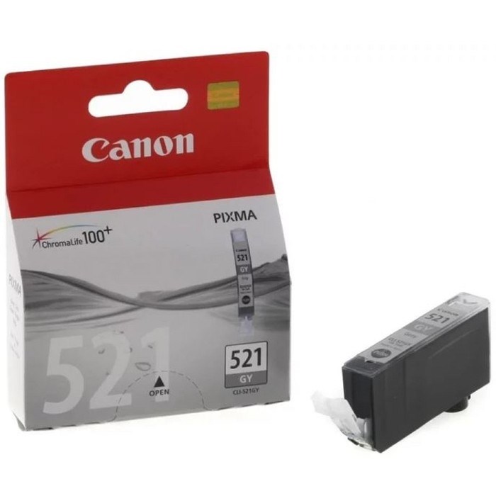 Картридж струйный Canon CLI-521GY 2937B004 серый для Canon MP980/990 - фото 51367600