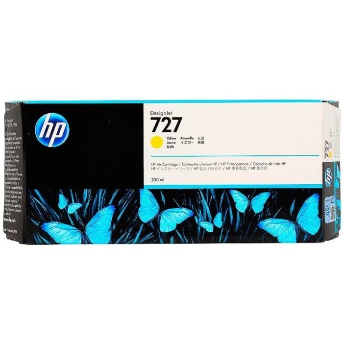 Картридж струйный HP 727 F9J78A желтый для HP DJ T1500/T1530/T2500/T2530/T920/T930 (300мл) - фото 51367612 Картридж струйный HP 727 F9J78A желтый для HP DJ T1500/T1530/T2500/T2530/T920/T930 (300мл) - фото 51367612