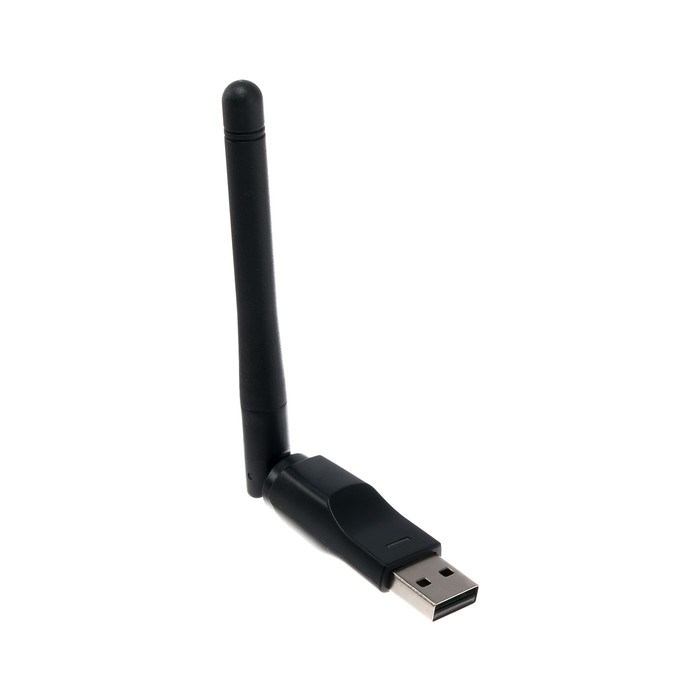 Адаптер Wi-Fi LuazON LW-2, 150 Mbps, с антенной, однодиапазонный, USB, черный - фото 51367855