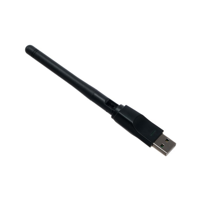 Адаптер Wi-Fi LuazON LW-2, 150 Mbps, с антенной, однодиапазонный, USB, черный - фото 51367856