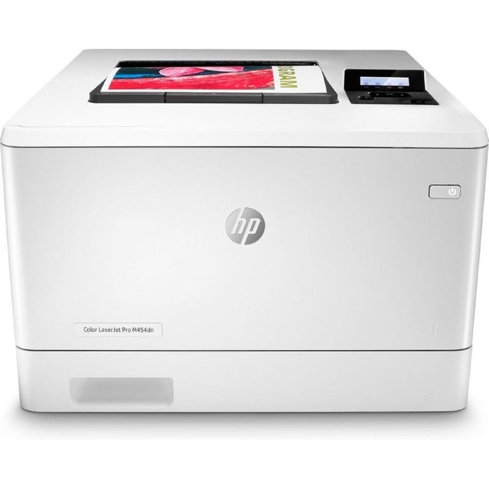 Принтер, лаз цв HP Color LaserJet Pro M454dn (W1Y44A), A4 - фото 51367889