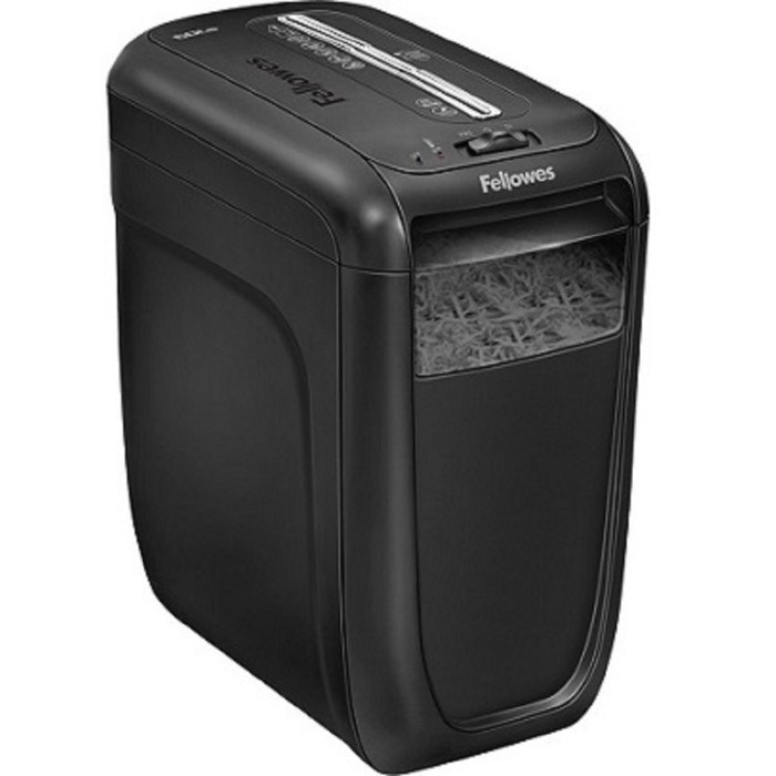 Шредер Fellowes PowerShred 60Cs (P-3), фрагменты 4x50мм, 10 листов одн, скобы, пл.карты, 22л - фото 51368027