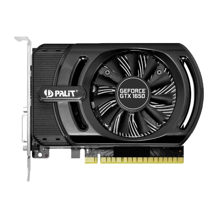 Видеокарта Palit nVidia GeForce GTX 1650, 4Гб, 128bit, GDDR5, DVI, HDMI, HDCP - фото 51368065