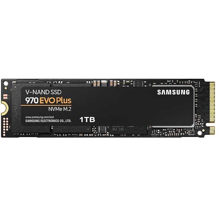 Накопитель SSD Samsung 970 EVO Plus M.2 2280 MZ-V7S1T0BW, 1Тб, PCI-E x4 - фото 51368098