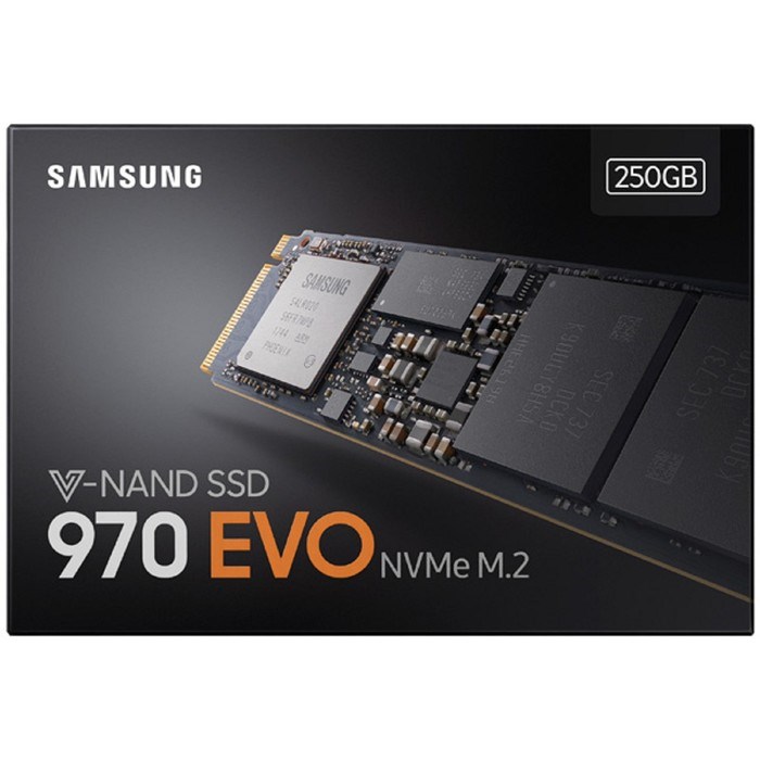 Накопитель SSD Samsung 970 EVO Plus M.2 2280 MZ-V7S250BW, 250Гб, PCI-E x4 - фото 51368101