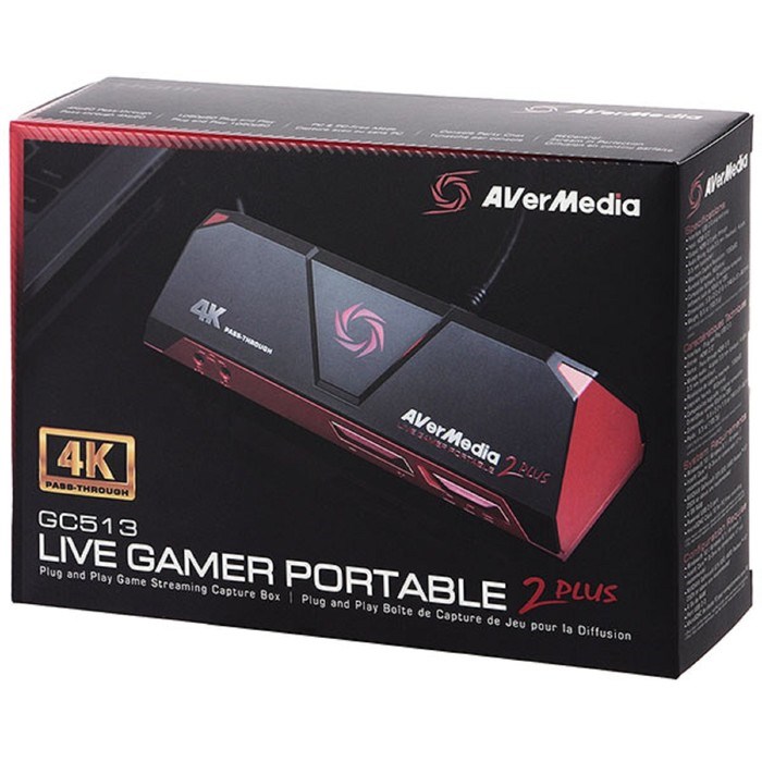 Карта видеозахвата Avermedia LIVE GAMER PORTABLE 2 Plus GC513 внешний HDMI - фото 51368260