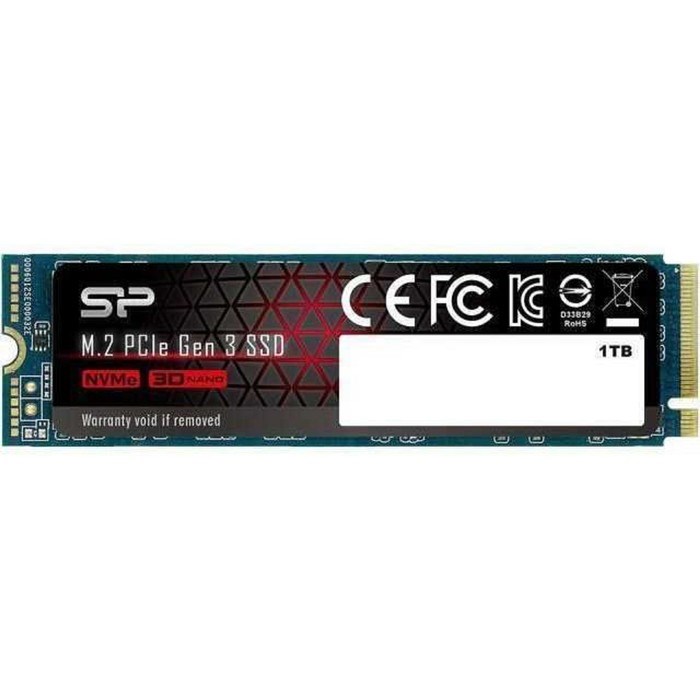 Накопитель SSD Silicon Power M-Series M.2 2280 SP001TBP34A80M28, 1Тб, PCI-E x4 - фото 51368330