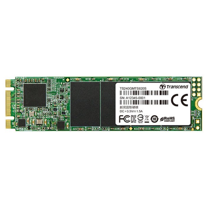 Накопитель SSD Transcend M.2 2280 TS240GMTS820S , 240Гб, SATA III - фото 51368335