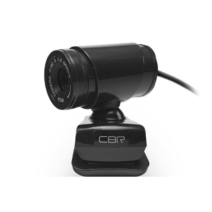 Веб-камера CBR CW 830M Black, 0.3 МП, 640х480, USB 2.0, микрофон, чёрная - фото 51368371