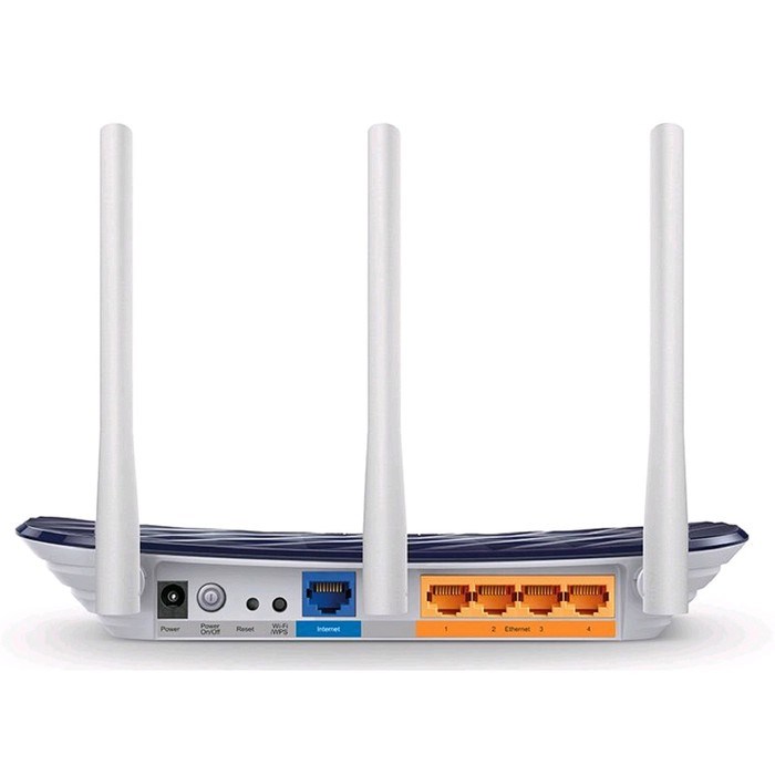 Wi-Fi роутер беспроводной TP-Link Archer C20(RU) AC750, 10/100 Мбит, синий - фото 51368426