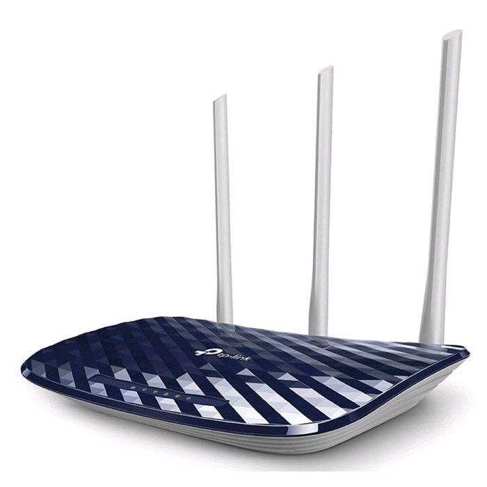 Wi-Fi роутер беспроводной TP-Link Archer C20(RU) AC750, 10/100 Мбит, синий - фото 51368427