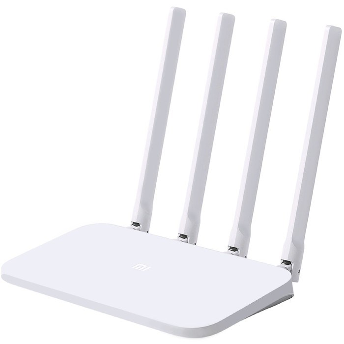 Wi-Fi роутер беспроводной Xiaomi Mi WiFi Router 4 (4A), 10/100 Мбит, белый - фото 51368438