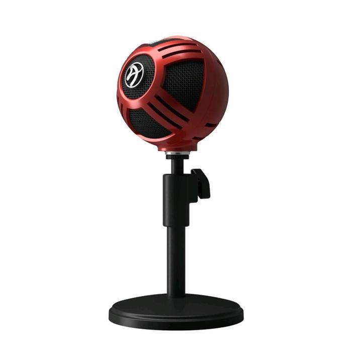 Микрофон компьютерный Arozzi Sfera, 50-16000 Гц, 44 дБ, USB, 1.8 м, красный - фото 51368760