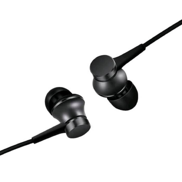 Наушники XIAOMI Mi In-Ear Headphones Basic, вакуумные, микрофон, черные (ZBW4354TY) - фото 51368791