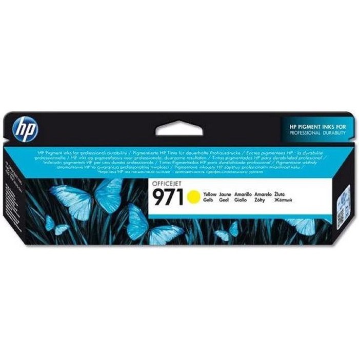 Картридж струйный HP 971 CN624AE желтый для HP OJ Pro X476dw/X576dw/X451dw/X551dw (2500стр.)   17247 - фото 51368832