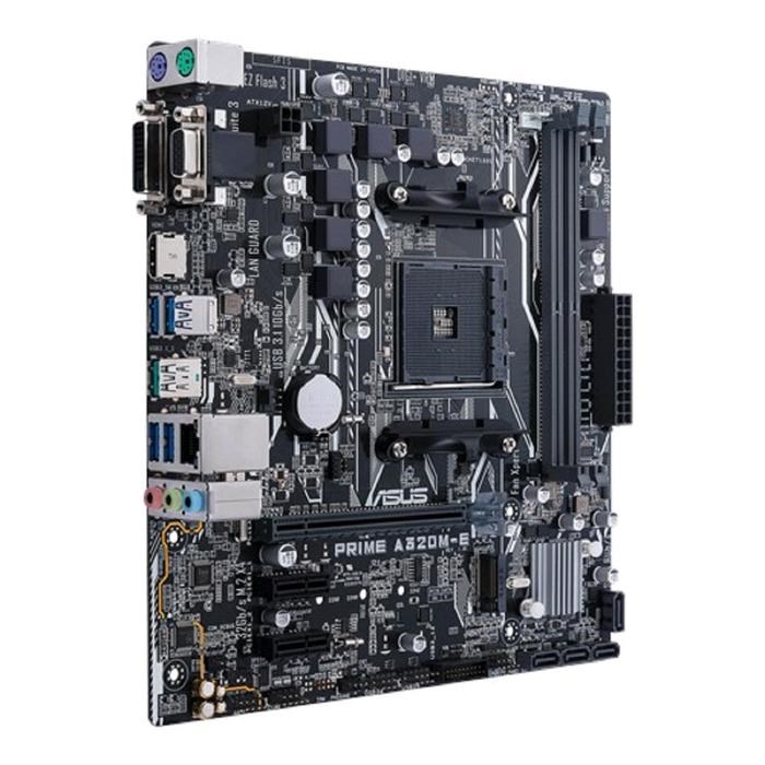 Материнская плата Asus PRIME A320M-E, AM4, A320, 2xDDR4, VGA, DVI, HDMI, mATX - фото 51368950