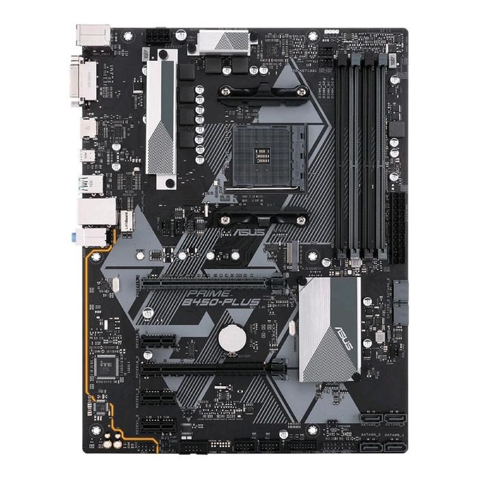 Материнская плата Asus PRIME B450-PLUS, AM4, B450, 4xDDR4, DVI, HDMI, ATX - фото 51368962