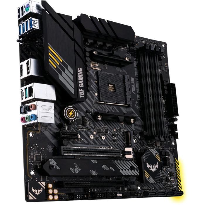 Материнская плата Asus TUF GAMING B450M-PRO S, AM4, B450, 4xDDR4, HDMI, DP, mATX - фото 51368987