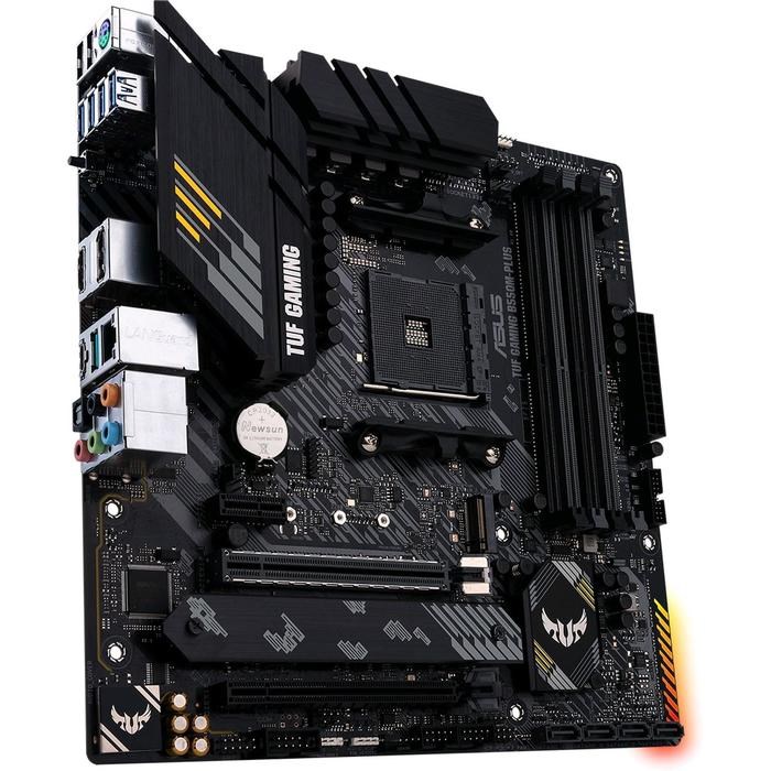 Материнская плата Asus TUF GAMING B550M-PLUS, AM4, B550, 4xDDR4, HDMI, DP, mATX - фото 51368991