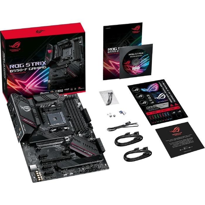 Материнская плата Asus ROG STRIX B550-F GAMING, AM4, B550, 4xDDR4, HDMI, DP, ATX - фото 51369024