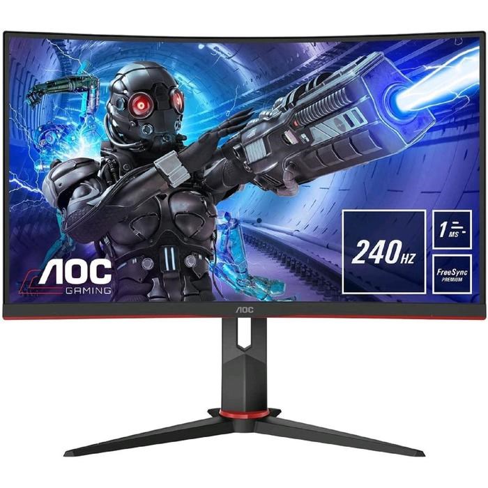 Монитор AOC Gaming C32G2ZE/BK 31.5", VA, 1920x1080, 240Гц, 1мс, HDMI, Dport, чёрный - фото 51369282