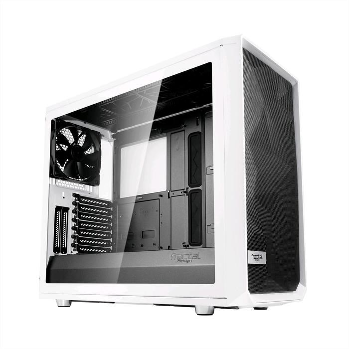 Корпус Fractal Design Meshify S2 White TG, без БП, E-ATX, Midi-Tower, белый - фото 51369292