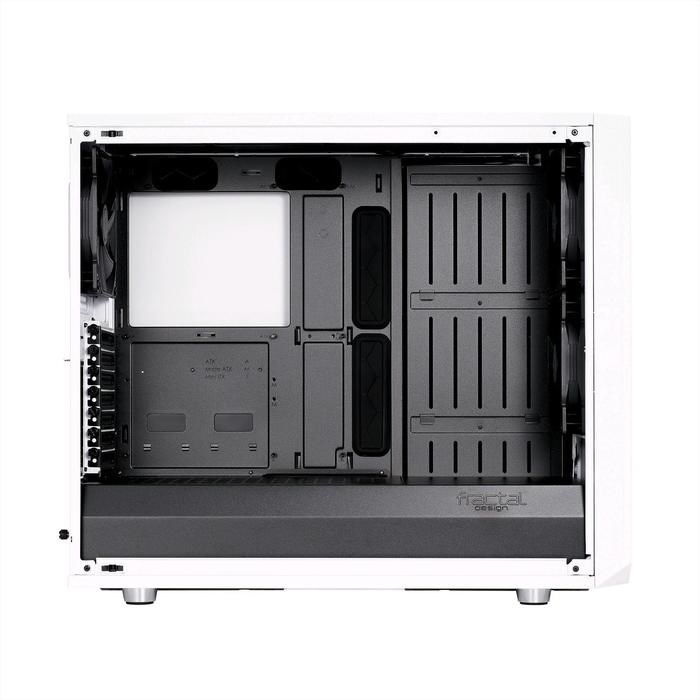 Корпус Fractal Design Meshify S2 White TG, без БП, E-ATX, Midi-Tower, белый - фото 51369295