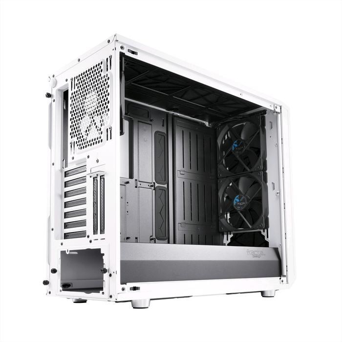 Корпус Fractal Design Meshify S2 White TG, без БП, E-ATX, Midi-Tower, белый - фото 51369302